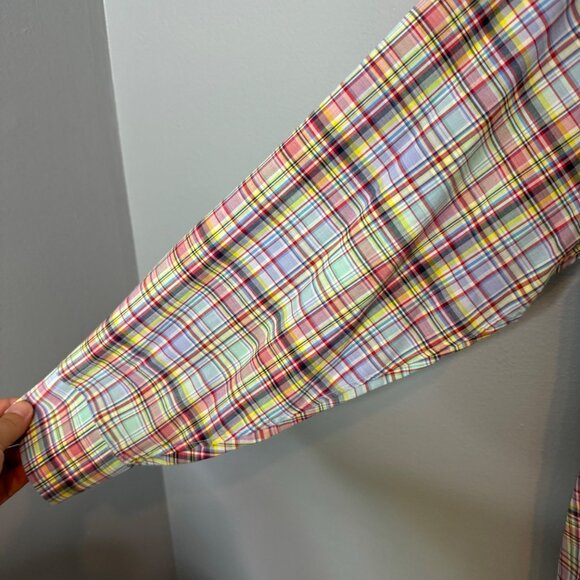 DANIEL CREMIEUX collection plaid button down business shirt size XL - Picture 3 of 7